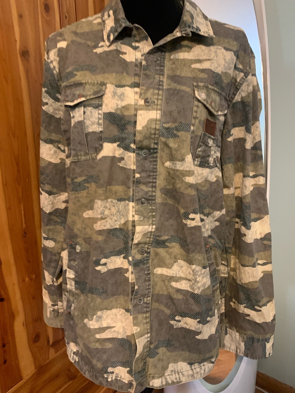 Third & Army "California Pioneers" Camo Button
Down Shirt Jacket
